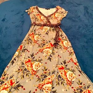 Faux wrap dress!